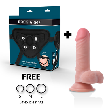 Dildo Realistico con Imbracatura e Ventosa – Sensazioni Autentiche